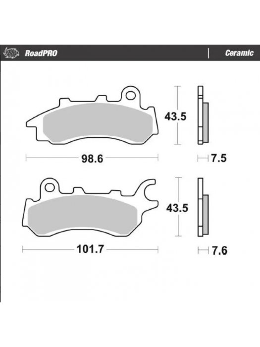 Накладки Motomaster Road PRO HONDA CB125 2019-2024
